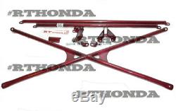 Pillar Side Bars for  96-00 Honda Civic 3dr Hatchback 2dr Coupe Ej EK