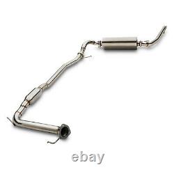 2.5 Cat Back Race Single Exit Exhaust System For Honda CIVIC Fn2 2.0 Type R