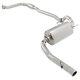 2.5 Stainless Single Exit Catback Exhaust System For Honda CIVIC Fn2 2.0 Type R