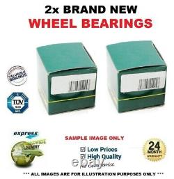 2x Rear Axle WHEEL BEARINGS for HONDA CIVIC Saloon 1.5 i 1995-2001