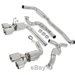 3 Stainless Cat Back Sport Exhaust System For Honda CIVIC Fk2 2.0 Type R 15-17
