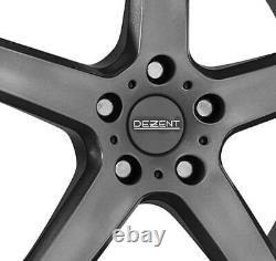 4 Dezent TY graphite wheels 7.5Jx18 5x114,3 for Honda Accord Civic CR-V CR-Z FR