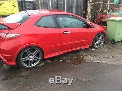 4 x Genuine Honda Civic Type R FN2 19 Rage Alloy Wheels With Tyres