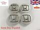 4x Honda Silver Centre Caps Hub Caps OEM PS+PPE Civic Accord Type R Type S 68mm
