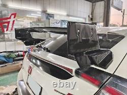7 Pcs M Style Unpainted Half Carbon Rear Wing Spoiler For Honda CIVIC Fk8 Type R