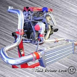 92-00 Honda CIVIC Turbo Bolt-on Piping Kit 300+ Bhp B-series B16 B18 Type-rs Bov