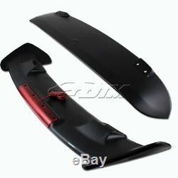 ABS Black TYPE-R Style Rear Spoiler Wing with LED For 96-00 Honda Civic Hatchback