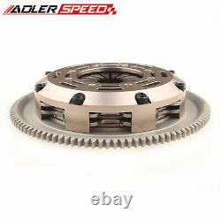 ADLERSPEED Sprung Twin Disc Clutch For 89-91 HONDA CIVIC CRX 1.5L 1.6L D15 D16