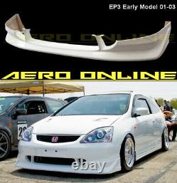 Air Walker Style Front Lip For Honda Civic EP3 Type R 01-03 Early Model