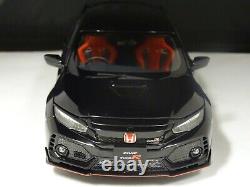 Autoart Models Honda CIVIC Type R (fk8) 2017 Crystal Black C 118 Scale