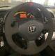 BLACK v2 Honda S2000 Civic Si Acura RSX Type-S Steering Wheel Wrap Suede