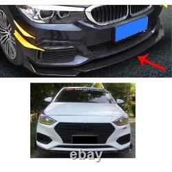 CARBON paint front spoiler front splitter fits Honda Civic X flaps diffuso