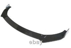 CARBON paint front spoiler front splitter fits Honda Civic X flaps diffuso