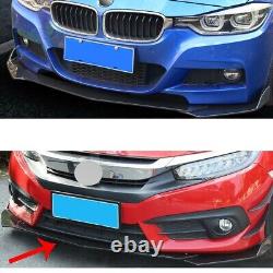 CARBON paint front spoiler front splitter fits Honda Civic X flaps diffuso