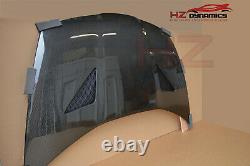 Carbon Vented Bonnet + Removable Trays For Honda CIVIC Fn2 Type R 2007 2011