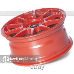 Circuit CP23 16×7 4-100 +35 Gloss Red Wheels Type R Style Fits Honda Civic JDM