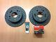Civic Type R EP3 Rear Drilled Grooved MTEC Brake Discs & Mintex Pads & Lube