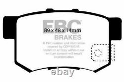 Civic Type R Rear Brake Discs and EBC Brake Pads Redstuff Low Dust