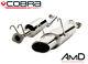 Cobra Honda Civic Type R EP3 Cat Back Exhaust Stainless Steel Oval Tip HN15