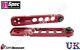 D1 Spec Racing Rear Lower Control Arms Red For Honda CIVIC Ep3 01-05 Type R