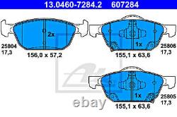 Disc Brake Pad Set ATE Fits HONDA Civic IX X 45022-TGN-G00