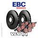 EBC Front Brake Kit Discs & Pads for Honda Civic 2.2 TD Type-S (FN) 2006-2012