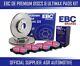 EBC REAR DISCS AND PADS 260mm FOR HONDA CIVIC 1.6 (EU8) 2001-02