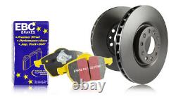 EBC Rear Brake Discs Yellowstuff Pads for Honda Civic Mk7 2.0 Type-R EP3 0107