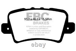 EBC Rear Disc & Yellowstuff Pad for Honda Civic (8th Gen) (FK) Type-S 1.8 0612
