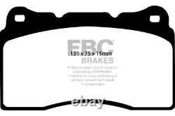 EBC Redstuff Front Brake Pads for Honda Civic 2.0T Type-R FK 310HP 15 17
