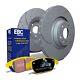 EBC Turbo Groove Discs & Yellowstuff Pads Kit, Front Fits Civic Type R EP3 / FN2
