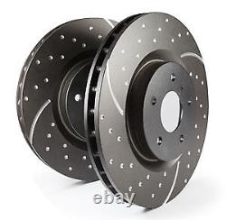 EBC Turbo Grooved Rear Brake Discs for Honda Civic Aerodeck 1.5 MB9 98 00