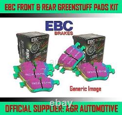 Ebc Greenstuff Front + Rear Pads Kit For Honda CIVIC 1.6 Type-r (ek9) 1998-01