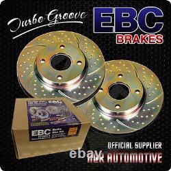 Ebc Turbo Groove Front Discs Gd298 For Honda CIVIC Crx 1.5 1984-86