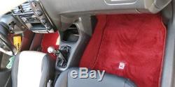 Ek9 Red Type-r Carpet Set Floor Mats 4 Pc for LHD 96-00 Honda Civic (92-95 EG)
