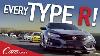 Every Type R On One Track Honda CIVIC Type R Special