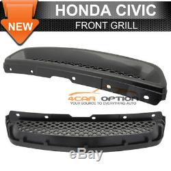 Fits 96-98 Honda Civic 3Dr T-R Front Rear Bumper Lip ABS Hood Grill Window Visor