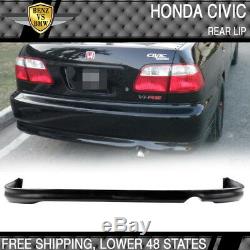 Fits 96-98 Honda Civic 4D Front Rear Bumper Lip + Grill + Sun Window Visor