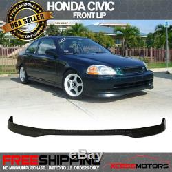 Fits 96-98 Honda Civic 4Dr PP Front + Rear Bumper Lip + Sun Window Visor