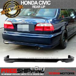 Fits 96-98 Honda Civic 4Dr PP Front + Rear Bumper Lip + Sun Window Visor