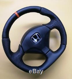 Flat Bottom Steering Wheel Honda Integra Dc5 S2000 CIVIC Type-r Sport Acura Rsx