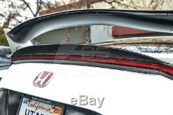 For 16-Up Honda Civic Coupe CARBON FIBER Type-R Rear Spoiler Trunk Duckbill Wing