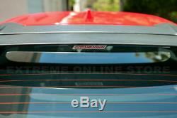 For 16-Up Honda Civic Hatchback Rear Roof MUGEN Style Wing Spoiler with RED Emblem