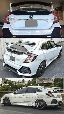 For 2016-2019 Honda CIVIC LX Ex Sport Hatchback Type R Style Trunk Spoiler Wing