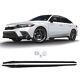 For 2022+ Honda Civic 11th Gen Saloon Style Side Skirt Extension Lip Gloss Black