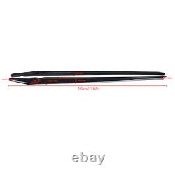 For 2022+ Honda Civic 11th Gen Saloon Style Side Skirt Extension Lip Gloss Black