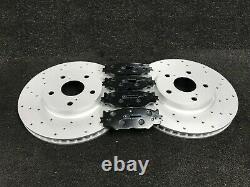 For CIVIC Fk Type R 15- Front Drilled Brake Discs & Brake Pads