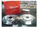 For CIVIC Type R Fn2 Brake Disc Front Brembo Cross Drilled Grooved Brake Pads