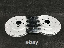 For Honda CIVIC 2.0 Type R Ep3 2000-2005 Front Drilled Brake Discs & Brembo Pads