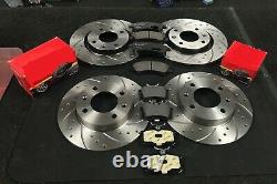 For Honda CIVIC Type R Fn2 Brembo Front &rear Drilled Grooved Brake Discs & Pads